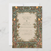 Invitation Mariage Botanique de Verger Vintage (Devant)