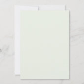 Invitation Mariage Botanique Douce Lilas (Dos)