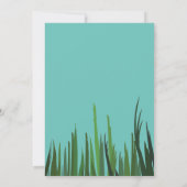 Invitation Mariage Botanique Green Grass (Dos)