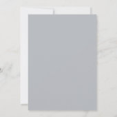 Invitation Mariage Botanique Humeur Rouille Sarcelle (Dos)