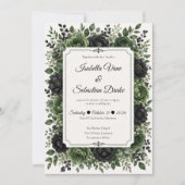 Invitation Mariage Botanique Maussade (Devant)