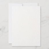 Invitation Mariage botanique minimaliste (Dos)