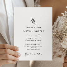 Mariage Botanique Minimaliste Élégant