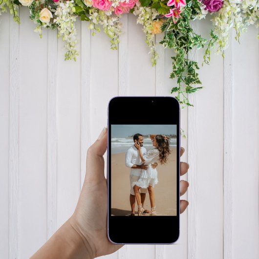 Invitation mariage botanique moderne aquarelle