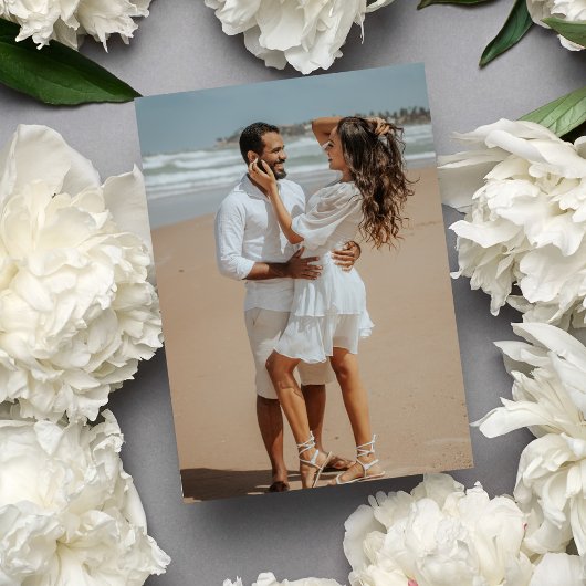 Invitation mariage botanique moderne aquarelle