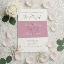 Mariage botanique moderne de Rose Blushing