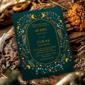 Invitation Mariage botanique mystique