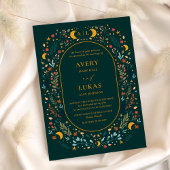 Invitation Mariage botanique mystique