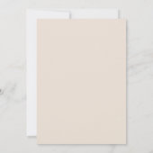 Invitation Mariage Botanique Orange Impressionniste (Dos)