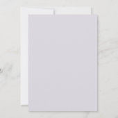 Invitation Mariage Botanique Pastel Lavande (Dos)