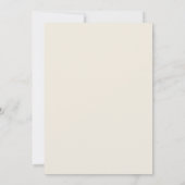 Invitation Mariage Botanique Raffiné Gris Ardoise (Dos)