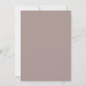Invitation Mariage Botanique Romantique Mauve (Dos)