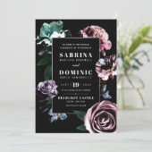 Invitation Mariage botanique romantique V réglé par (Debout devant)