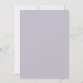 Invitation Mariage Botanique Rose Sarcelle (Dos)