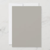 Invitation Mariage Botanique Rose Taupe Blush (Dos)