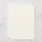 Invitation Mariage Botanique Rouge Magenta (Dos)