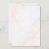 Invitation Mariage botanique rustique simple (Dos)