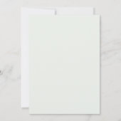 Invitation Mariage Botanique Sage Blush (Dos)