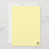 Invitation Mariage Botanique Simple et Élégant Tulipe (Dos)