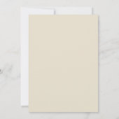 Invitation Mariage Botanique Splendide Sarcelle (Dos)