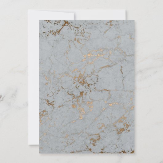 Invitation Mariage botanique vert Moody Black foncé (Dos)