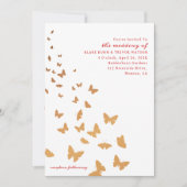 INVITATION MARIAGE BOUTEILLES D'OR (Devant)