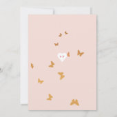 INVITATION MARIAGE BOUTEILLES D'OR (Dos)