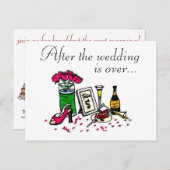 Invitation mariage Breakfast (Devant / Derrière)