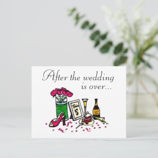 Invitation mariage Breakfast (Debout devant)