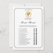 Invitation Mariage Bridgerton (Devant)