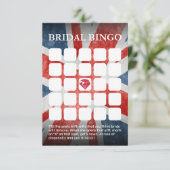 Invitation Mariage BRITANNIQUE de drapeau/Fête de la mariée (Debout devant)