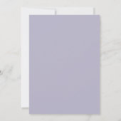 Invitation Mariage Bronze Feuille de Lilas (Dos)