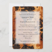 Invitation Mariage Brown Crème Sud-Ouest (Devant)