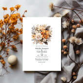 Invitation Mariage Brown et gris