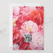 Invitation Mariage Bubblegum rose, bonbon de coton et fraise (Dos)