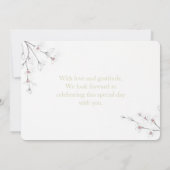 INVITATION MARIAGE BUDGET BOTANIQUE (Dos)