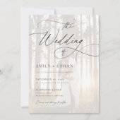 Invitation Mariage budget photo de superposition de script ru (Devant)