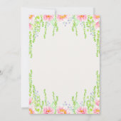 Invitation Mariage budgétaire minimal (Dos)