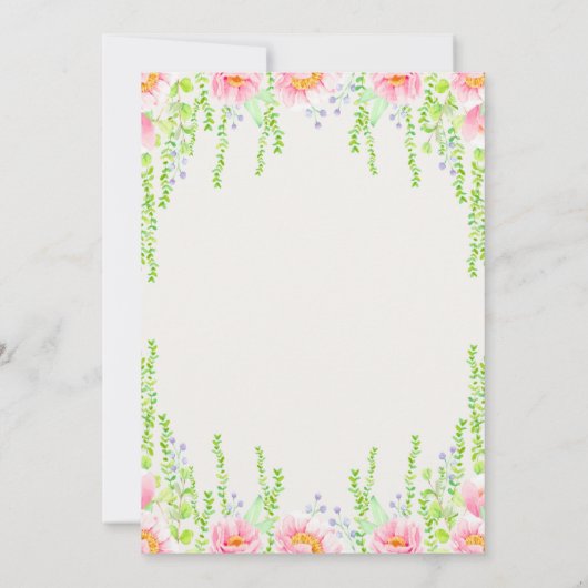 Invitation Mariage budgétaire minimal (Dos)