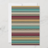 Invitation Mariage Cactus du désert du sud-ouest (Dos)