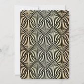 Invitation Mariage Cadre Doré Luxe Vintage (Dos)