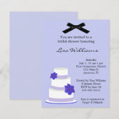 Invitation Mariage Cake Bridal Shower (Devant / Derrière)