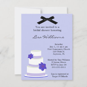Invitation Mariage Cake Bridal Shower