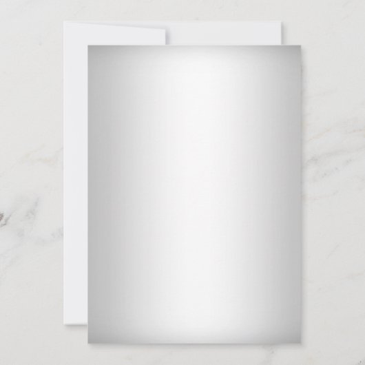 Invitation Mariage   Cake Silver Fête des mariées (Dos)