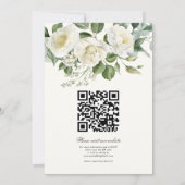 Invitation Mariage Calligraphié Script Floral Eucalyptus Crém (Dos)