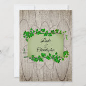 Invitation mariage campagnard (Dos)