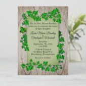 Invitation mariage campagnard (Debout devant)