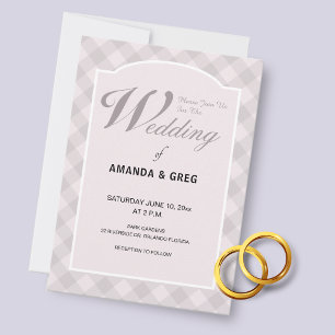 Invitation Mariage campagnard