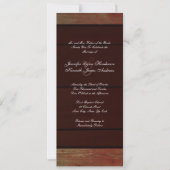 Invitation Mariage campagnard (Devant)
