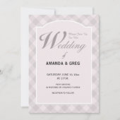 Invitation Mariage campagnard (Devant)